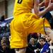 The Pioneer bench watches a Saline player save a ball on Friday, Feb. 1. Daniel Brenner I AnnArbor.com
